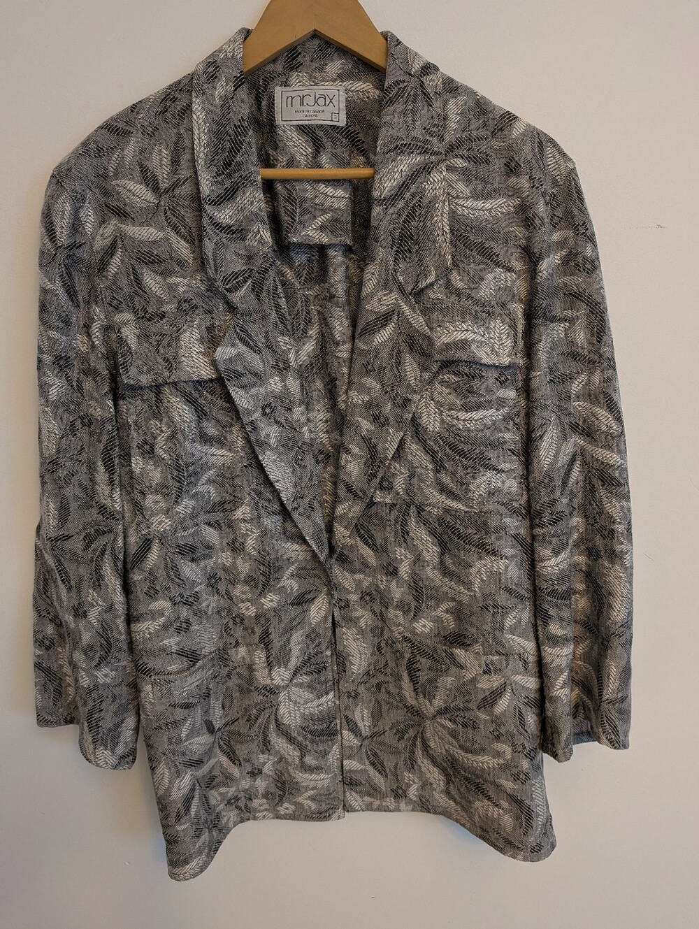 Linen Patterned Blazer